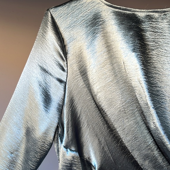 ASOS DESIGN | Marine Blue drape detail maxi dress - Picture 6 of 9